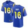 Men Los Angeles Rams Jared Goff #16 Nike Royal Game Jersey - jerzelite