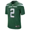 Men New York Jets Zach Wilson #2 Nike Green Game Jersey 2021 - jerzelite