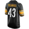 Men Pittsburgh Steelers Troy Polamalu #43 Nike Black Game Jersey - jerzelite