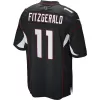 Men Arizona Cardinals Larry Fitzgerald #11 Nike Black Game Jersey - jerzelite