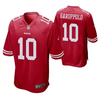 Men San Francisco 49ers Jimmy Garoppolo #10 Nike Red Game Jersey - jerzelite