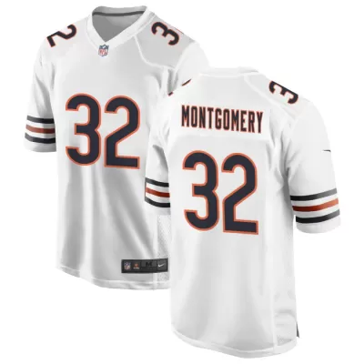 Men Chicago Bears Bears MONTGOMERY #32 Nike White Game Jersey - jerzelite