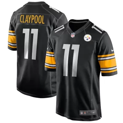 Men Pittsburgh Steelers Steelers CLAYPOOL #11 Nike Black Game Jersey - jerzelite