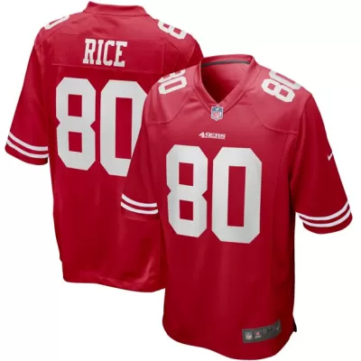 Men San Francisco 49ers Jerry Rice #80 Nike Red Game Jersey - jerzelite