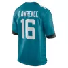 Men Jacksonville Jaguars Trevor Lawrence #16 Nike Green Game Jersey - jerzelite