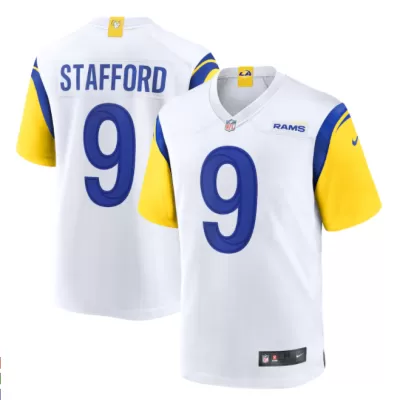 Men Los Angeles Rams Matthew Stafford #9 Nike White Game Jersey - jerzelite