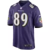 Men Baltimore Ravens Mark Andrews #89 Nike Purple Game Jersey - jerzelite