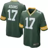 Men Green Bay Packers Packers ADAMS #17 Nike Green Game Jersey - jerzelite