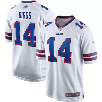 Men Buffalo Bills Stefon Diggs #14 Nike White Game Jersey - jerzelite