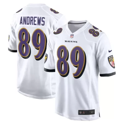 Men Baltimore Ravens Mark Andrews #89 Nike White Game Jersey - jerzelite