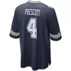 Men Dallas Cowboys Dak Prescott #4 Nike Navy Game Jersey - jerzelite