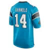 Men Carolina Panthers Sam Darnold #14 Nike Blue Game Jersey - jerzelite