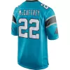 Men Carolina Panthers Christian McCaffrey #22 Nike Blue Game Jersey - jerzelite