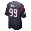 Men Houston Texans J.J. Watt #99 Nike Navy Game Jersey - jerzelite