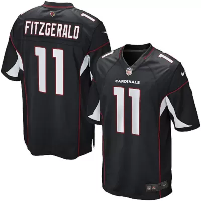 Men Arizona Cardinals Larry Fitzgerald #11 Nike Black Game Jersey - jerzelite