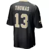 Men New Orleans Saints Michael Thomas #13 Nike Black Game Jersey - jerzelite