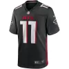 Men Atlanta Falcons Julio Jones #11 Nike Black Game Jersey - jerzelite