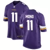 Men Minnesota Vikings Kellen Mond #11 Nike Purple Game Jersey - jerzelite