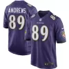 Men Baltimore Ravens Mark Andrews #89 Nike Purple Game Jersey - jerzelite