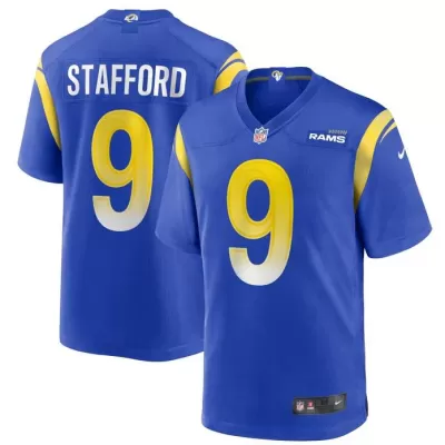 Men Los Angeles Rams Rams STAFFORD #9 Nike Royal Game Jersey - jerzelite