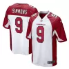 Men Arizona Cardinals Isaiah Simmons #9 Nike White Game Jersey - jerzelite