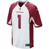 Men Arizona Cardinals Kyler Murray #1 Nike White Game Jersey - jerzelite