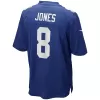 Men New York Giants Daniel Jones #8 Nike Royal Game Jersey - jerzelite