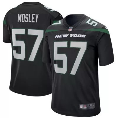 Men New York Jets C.J. MOSLEY #57 Nike Black Game Jersey - jerzelite