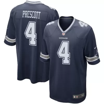 Men Dallas Cowboys Dak Prescott #4 Nike Navy Game Jersey - jerzelite