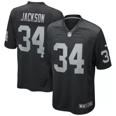 Men Las Vegas Raiders Bo Jackson #34 Nike Black Game Jersey - jerzelite