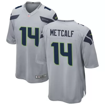 Men Seattle Seahawks DK Metcalf #14 Nike Gray Game Jersey - jerzelite