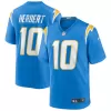 Men Los Angeles Chargers Justin Herbert #10 Nike Blue Game Jersey - jerzelite