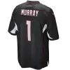 Men Arizona Cardinals Kyler Murray #1 Nike Black Game Jersey - jerzelite