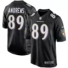 Men Baltimore Ravens Mark Andrews #89 Nike Black Game Jersey - jerzelite