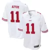 Men San Francisco 49ers Brandon Aiyuk #11 Nike White Game Jersey - jerzelite