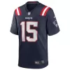 Men New England Patriots N'Keal Harry #15 Nike Navy Game Jersey - jerzelite