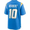 Men Los Angeles Chargers Justin Herbert #10 Nike Blue Game Jersey - jerzelite