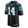 Men Carolina Panthers Sam Darnold #14 Nike Black Game Jersey - jerzelite