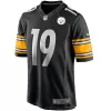 Men Pittsburgh Steelers JuJu Smith-Schuster #19 Nike Black Game Jersey - jerzelite