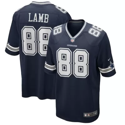 Men Dallas Cowboys CeeDee Lamb #88 Nike Navy Game Jersey - jerzelite