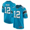 Men Carolina Panthers DJ Moore #12 Nike Blue Game Jersey - jerzelite