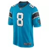 Men Carolina Panthers Jaycee Horn #8 Nike Blue Game Jersey - jerzelite