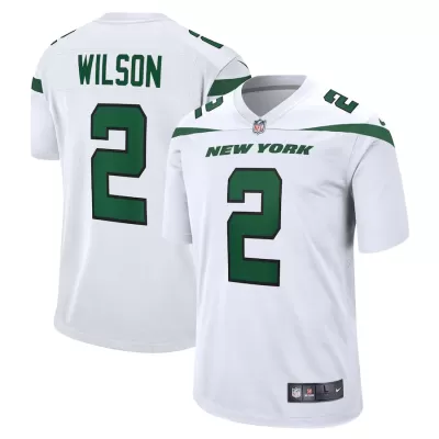 Men New York Jets Zach Wilson #2 Nike White Game Jersey 2021 - jerzelite