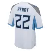 Men's Tennessee Titans Derrick Henry #22 Nike White Player Game Jersey - jerzelite