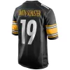 Men Pittsburgh Steelers JuJu Smith-Schuster #19 Nike Black Game Jersey - jerzelite