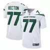 Men New York Jets Mekhi Becton #77 Nike White Game Jersey - jerzelite