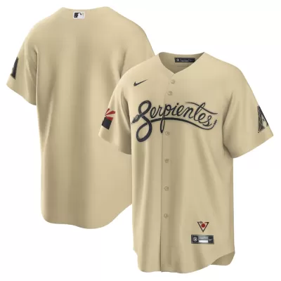 Men's Arizona Diamondbacks Nike Gold 2021 City Connect Replica Jersey - jerzelite