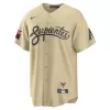 Men's Arizona Diamondbacks Nike Gold 2021 City Connect Replica Jersey - jerzelite