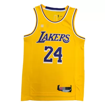 Men's Los Angeles Lakers Kobe Bryant #24 Gold 2021 Diamond Swingman Jersey - Icon Edition - jerzelite