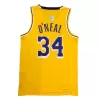 Men's Los Angeles Lakers O'NEAL #34 Gold 2021 Diamond Swingman Jersey - Icon Edition - jerzelite